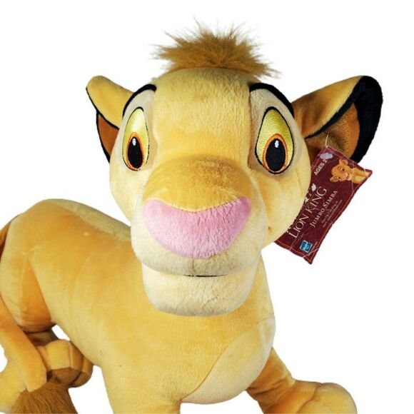 2002 Simba The Lion King Plush 20" Disney Hasbro Jumbo Large Stuffed Animal VTG - Picture 2 of 6